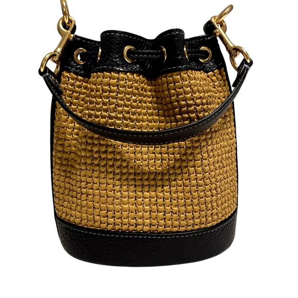 Coach Mini Dempsey Natural Multicolor Bucket Drawstring Bag EUC - Picture 4 of 5